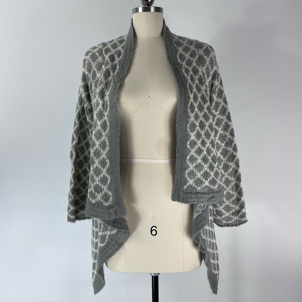 WOODEN SHIPS Malia Open Front Waterfall Cardigan Sweater Size XS/S